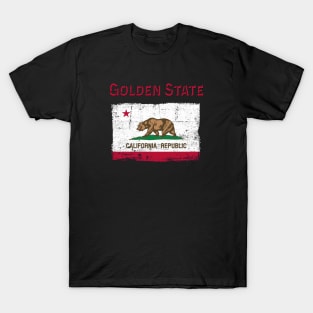 Golden State California Republic Flag T-Shirt